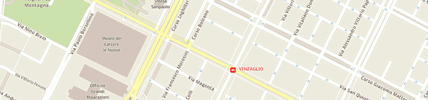 Mappa della impresa jolly hotel ambasciatori a TORINO
