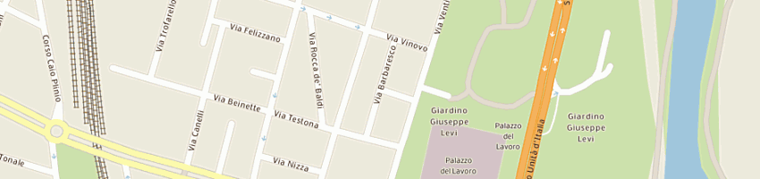 Mappa della impresa aeffe sistemi di armaroli roberto snc a TORINO