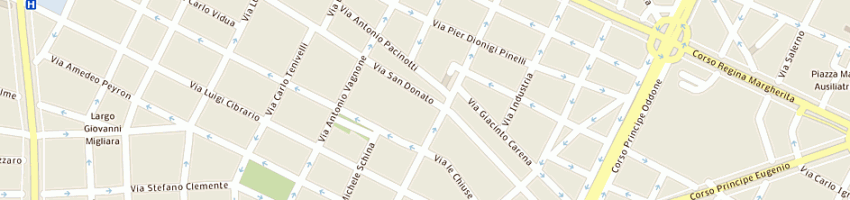 Mappa della impresa delise di d'amelio lucia a TORINO