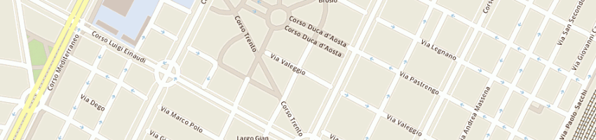 Mappa della impresa astor srl a TORINO