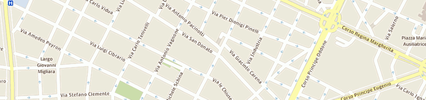 Mappa della impresa vueffeci 511 srl a TORINO