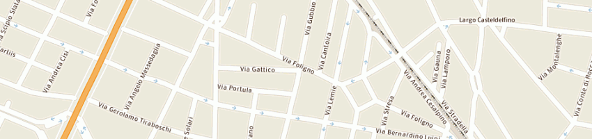 Mappa della impresa bar gattico 2 a TORINO