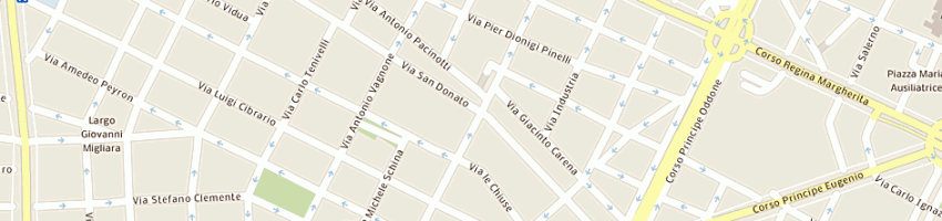 Mappa della impresa gulinelli cristina a TORINO