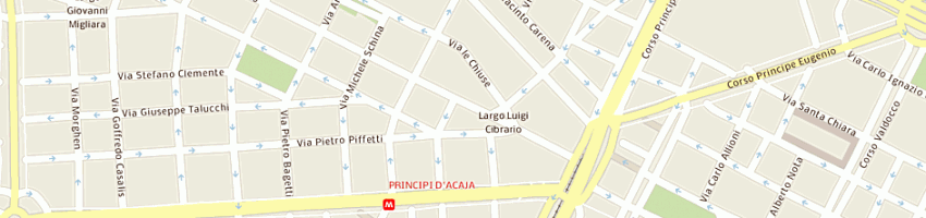 Mappa della impresa gensi snc di ceccarelli argene e c a TORINO