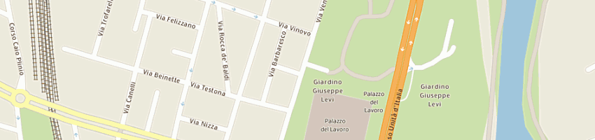 Mappa della impresa tecno proget international sas di o'besso susanibar cecilia jacinta e c a TORINO