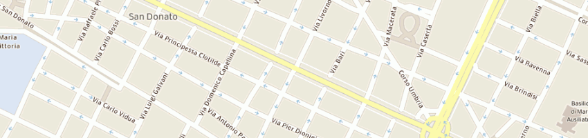 Mappa della impresa bottega sarda sas di paone antonina e c a TORINO