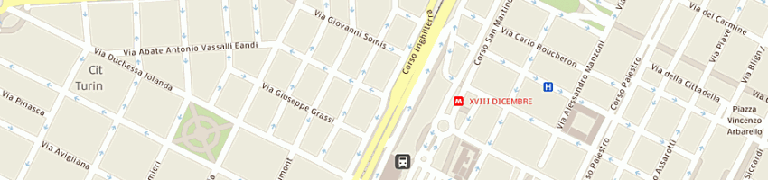 Mappa della impresa sillano marco assicurazioni sas di sillano marco e c a TORINO