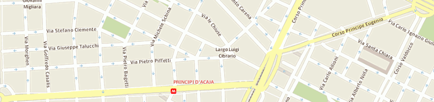 Mappa della impresa pasta davirgilio sas di cucini virgilio e c a TORINO