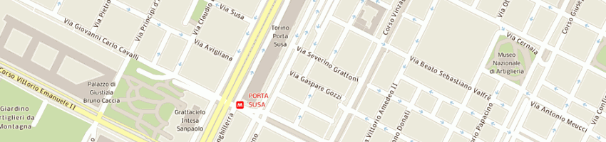 Mappa della impresa pronto soccorso a TORINO