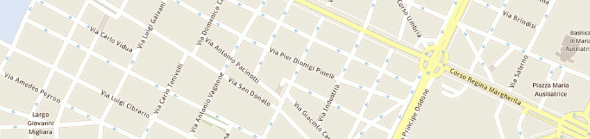 Mappa della impresa bar del grosso loreta a TORINO