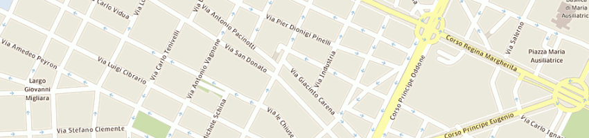 Mappa della impresa pasticceria san donato di trombetta antonio marco a TORINO