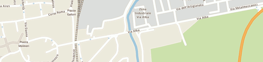 Mappa della impresa essetierre a CUNEO