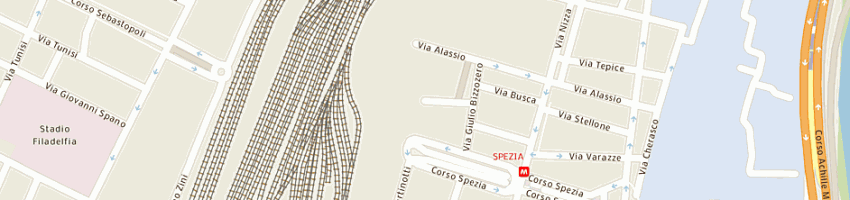 Mappa della impresa carrozzeria micheletti snc a TORINO