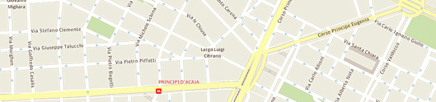 Mappa della impresa puggelli l e c (snc) a TORINO