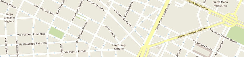Mappa della impresa cmo sas di eusebio roberto e c a TORINO