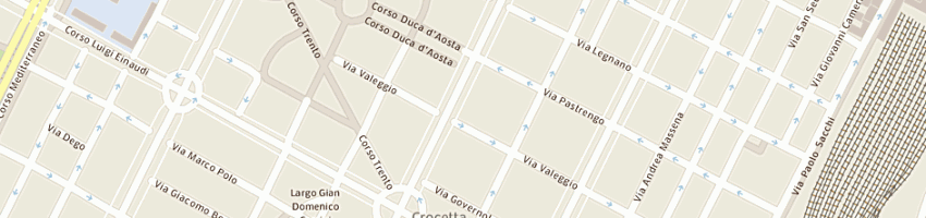 Mappa della impresa stabilito arch domenico a TORINO
