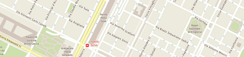 Mappa della impresa telcon sas a TORINO
