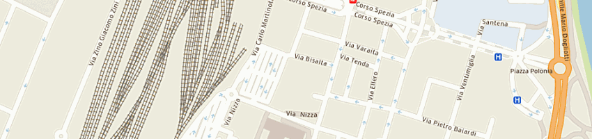 Mappa della impresa hotel torino lingotto srl a TORINO