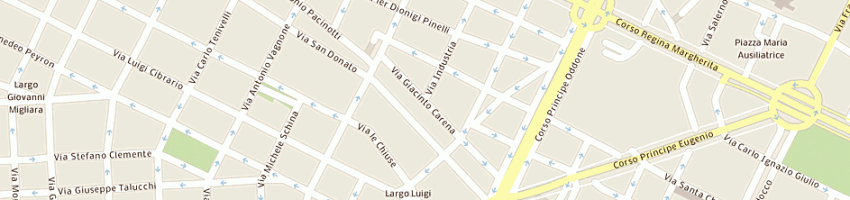 Mappa della impresa agenzia ippica statuto di iaia e e c snc a TORINO