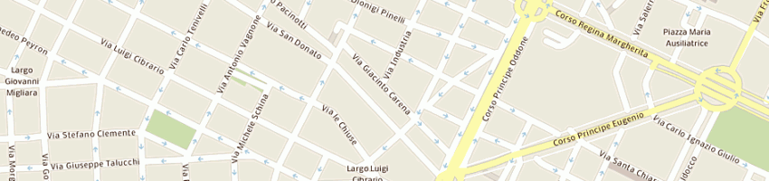 Mappa della impresa elettrauto agazzi di agazzi franco a TORINO