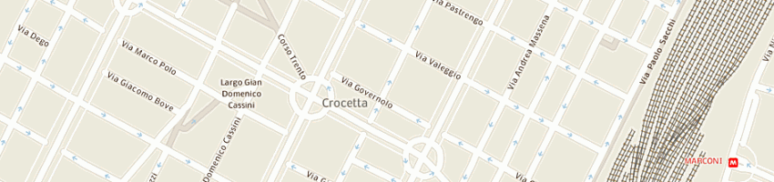 Mappa della impresa computeam srl a TORINO