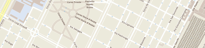 Mappa della impresa cavalieri al merito del lavoro a TORINO