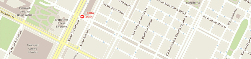Mappa della impresa cartoleria della signora di andrea lo savio e c sas a TORINO