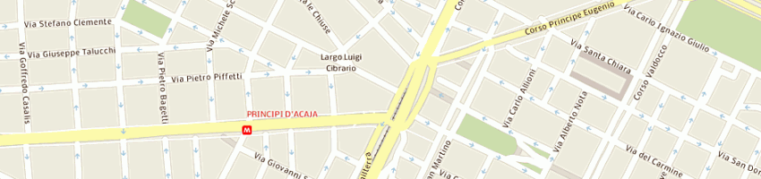 Mappa della impresa studio valperga sas di valperga g e c a TORINO