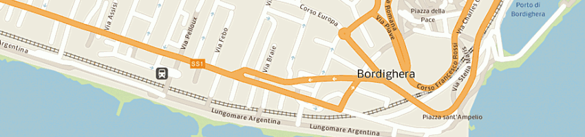 Mappa della impresa arduino romolo a BORDIGHERA
