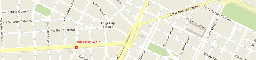 Mappa della impresa de giuli pellicceria (snc) a TORINO