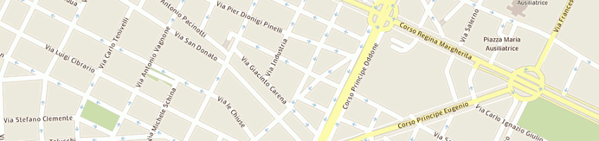 Mappa della impresa poste italiane a TORINO