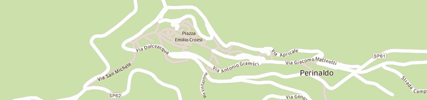 Mappa della impresa associazione volontari perinaldo a PERINALDO