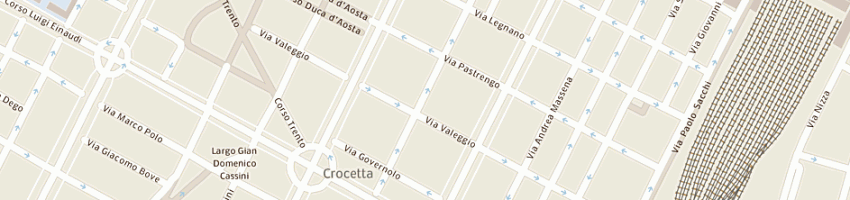 Mappa della impresa dott maffei s - sarpa g a TORINO
