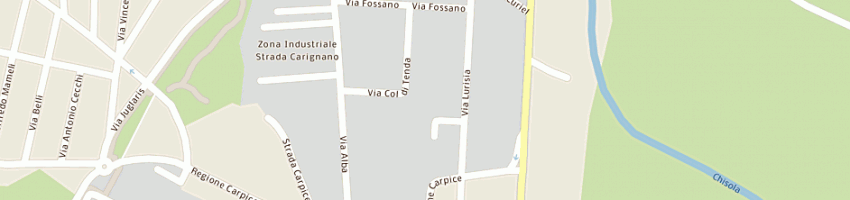 Mappa della impresa fibet spa a MONCALIERI