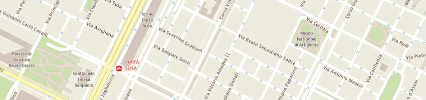Mappa della impresa tusino angela a TORINO