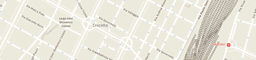 Mappa della impresa gelateria testa di tortorelli francesco e c sas a TORINO