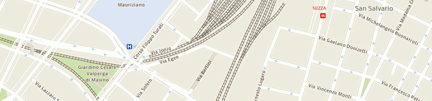 Mappa della impresa rock city (srl) a TORINO