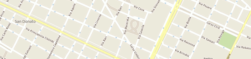 Mappa della impresa new decor di roscio alberto a TORINO