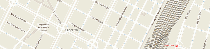 Mappa della impresa top consult srl a TORINO