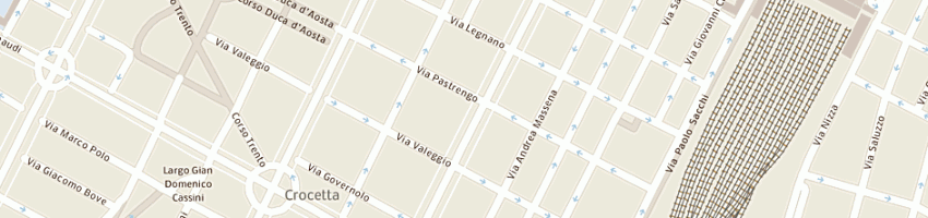 Mappa della impresa fomit di audisio ing guido e c (sas) a TORINO