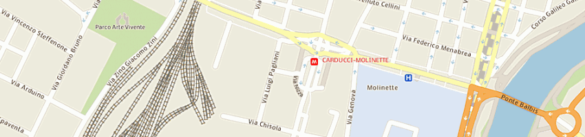 Mappa della impresa bar sport snc a TORINO