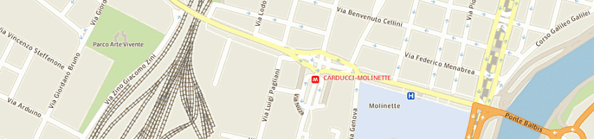 Mappa della impresa eaton srl a TORINO