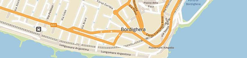 Mappa della impresa gm servizi srl a IMPERIA