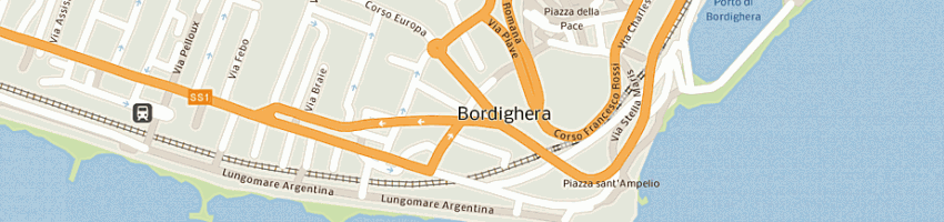 Mappa della impresa autofficina gb snc di gallo giuseppe e c a BORDIGHERA