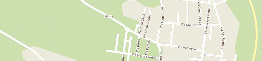 Mappa della impresa m p commercio bestiame di passi monica a CARIGNANO