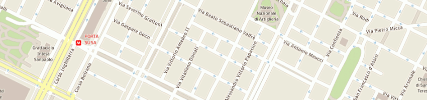Mappa della impresa bellucci srl a TORINO
