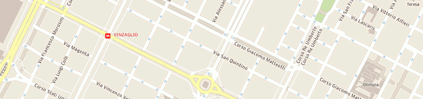 Mappa della impresa giama sas di dottssa manuela codazzi e c a TORINO