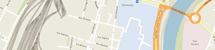 Mappa della impresa taffara giovanna e c sas a TORINO