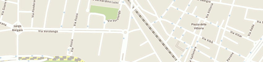 Mappa della impresa centro medico odontoiatrico verolengo (sas) a TORINO
