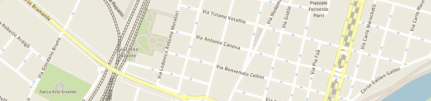 Mappa della impresa niche 2000 snc a TORINO